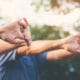 stretching hands only
