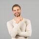 happy man young portrait