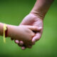 holding hands