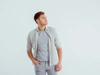 man posing