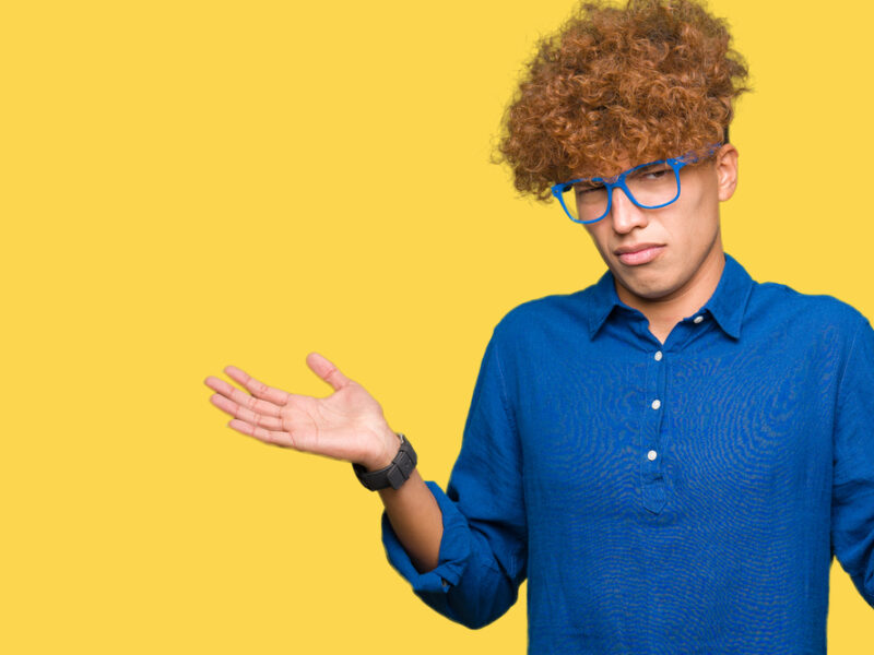 who knows young man expression