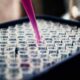 test tubes in a clinical setting