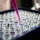 test tubes in a clinical setting