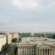landscape of Washington D.C with the monument.