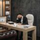 an executive at his desk going through burnout