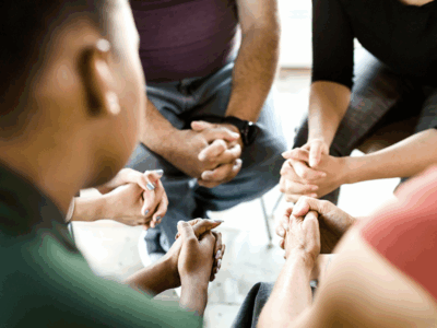 A group therapy session at Mississippi Drug and Alcohol Treatmentg Center.